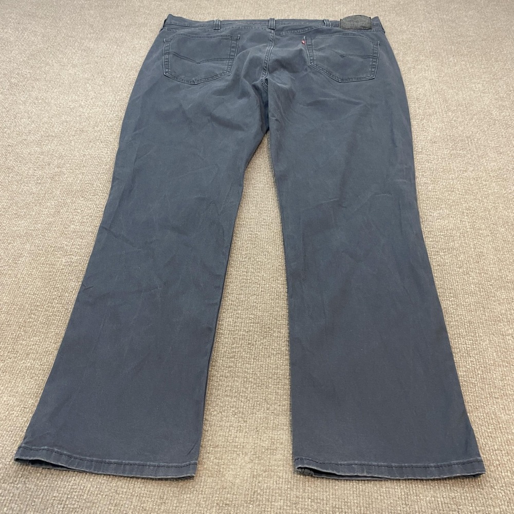 Levis 514 Jeans Mens 42x32 Blue Medium Wash Straight Stretch Denim Pants‎